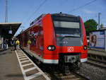 Am 13.05.2017 erreichte 425 146 mit 426 032 als RB 58107 nach Treuchtlingen den Bahnhof Ansbach. 