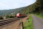 Am 29.09.2017 erreicht eine S1 auf ihrem Weg nach Osterburken Zwingenberg.