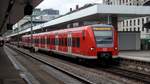 Als S 38124 ist 425 122 in Mannheim Hbf angekommen.