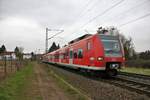 DB Regio 425 530-3 als RB58 bei Hanau West am 10.02.18.