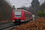 Nachschuß auf den 425 124 als S1 nach Osterburken. Neckargerach den 15.12.2020