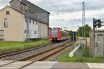 Wegen Bahnbauarbeiten in Hirschhorn enden die S1 Züge in Eberbach.