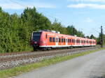 DB 425 625-1 als RB 58120 von Treuchtlingen nach Karlstadt (Main), am 25.08.2021 in Thüngersheim.