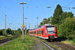 Nachschuss auf 425 064 als RB27 nach Mönchengladbach Hbf bei der Ausfahrt in Rheydt Odenkirchen.

Rheydt Odenkirchen 08.09.2023