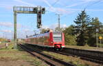 DB S-Bahn Mittelelbe 425 003-1 als S 39019 (S1) von Wittenberge nach Sch�nebeck-Bad Salzelmen, am 19.10.2026 in Magdeburg-Neustadt.