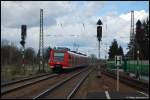 425 610-3 fhrt am 25.03.08 als RB2 nach Karlsruhe Hbf in Waghusel ein.