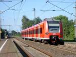 425 078 als RB33 nach Aachen bei der Ausfahrt in Geilenkirchen