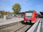 Der Bahnhof Karlsruhe-Durlach am 24.10.2004.