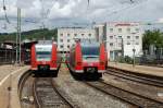 Es quitschte ordentlich, als sich 425 149-2 am 25.7.2009 aus dem Bahnhof Ulm qulte.