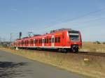 425 502-2 als S-Bahn nach Schnebeck-Salzelmen kurz nach Verlassen des Haltepunkts Magdeburg-Rothensee. Der nchste Halt ist Magdeburg-Eichenweiler. Fotografiert am 31.08.2009.