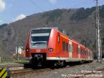 April 2007: 425 090-8 steht abfahrbereit im Bahnhof Saarhlzbach.