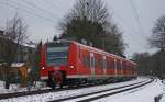 425 570 als RB33 nach Duisburg zwischen bach und Geilenkirchen an Km 25.6 31.1.2010