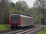 425 569-1 als RB11068 aus Aachen nach Duisburg bei Km 25.8 der KBS485, 28.4.10