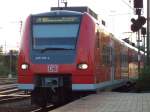 br425 252 fhrt mit Rb44 in Mannheim ein.10.8.2005
