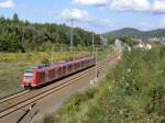 425-058 ist am 17.9.10 als RB 13644 zwischen Kirkel und Rohrbach unterwegs.