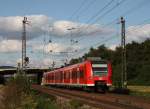 425 084 als RB von Mannheim Hbf nach Bensheim.Aufgenommen am 18.09.10 in Grosachsen-Heddesheim.