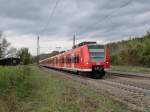 425-803 fhrt am 23.10.10 als RB 19333 nach Ulm Hbf in Gingen (Fils).