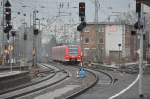 MÜNSTER, 19.01.2011, 425 521 als RB 68 nach Rheine bei der Einfahrt in Münster Hbf