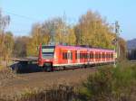 425 142/642 ist als RE 60 Kaiserslautern - Merzig (Saar) am 06.11.2011 in Landstuhl