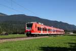 425 646 als Lr 71551 am 04.09.2013 bei Garmisch-Partenkirchen.