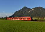 425 044 als RB nach Kufstein am 13.10.2013 bei Niederaudorf.