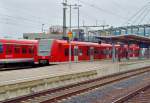 An Gleis 3 im Bahnhof Sinsheim Elsenz steht der vor wenigen Minuten aus Bad Friedrichshall-Jagstfeld eingefahrene 425 084-1, der nun bald wieder als RB74 dorthin zurückfahren wird.