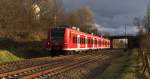 Aprilwetter - gab es am 04.02.2014 in Dillingen/Saar.