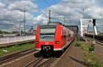 Am 24.05.2014 fuhr 425 619-4 in den Bahnhof Ludwigshafen (Rhein) Mitte ein, als sie als RB 44 nach Mainz Hbf unterwegs war.