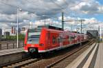 Einfahrt am 24.05.2014 von 425 230-0 als S3 nach Germersheim in Ludwigshafen (Rhein) Mitte.