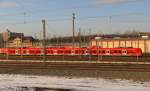 DB S-Bahn Mittelelbe 425 005-6 am 01.02.2015 abgestellt am DB Werk Erfurt.