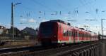 425 128 hat gerade als RB Homburg Saar - Trier den Bahnhof Ensdorf verlassen.