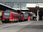 DB Regio 425 205-2 und 425 203-7 am 25.02.15 in Heidelberg Hbf