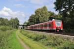 Nachschuß auf RB 33, Rhein-Niers-Bahn, 425 560 auf der KBS 485 bei Geilenkirchen am 26.9.2015 auf den Weg nach Heinsberg / Duisburg