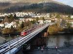 DB Regio S-Bahn Rhein Neckar 425 211-0 am 17.01.16 in Neckargemünd von einen Gehweg aus fotografiert