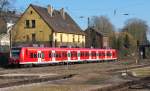 RB 71 Homburg Saar - Trier. 425 137 erreicht am 09.03.2014 den Bahnhof Bous Saar. Bahnstrecke 3230 Saarbrücken - Karthaus 