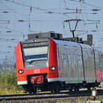 Der Elektrotriebzug 425 108-8 war Anfang September 2021 in Koblenz-Lützel unterwegs.