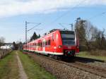 DB Regio 425 544-4 am 14.03.16 bei Hanau West als RB55