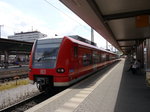 425 046 rangiert am 05.07.2016 auf Gleis 10 um dann als RB 58093 nach Kitzingen zu fahren.
