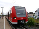 425 145 fuhr am 03.08.2016 als RB 58089 in Kitzingen ein, dieser Zug wendete dort und fuhr anschließend als RB 58090 zurück nach Würzburg Hbf.