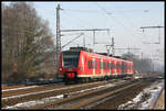 DB 425073 ist hier als Regionalbahn nach Bad Bentheim am 29.1.2006 um 12.35 Uhr in Westerkappeln Velpe unterwegs.