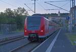 Nachschuß auf die Triebwagenüberführung in Gundelsheim am Abend des 20.8.2021