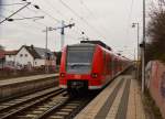 Nachschuß auf den aus HD-Pfaffengrund/Wieblingen ausfahrenden 425 738-6 nach Kaiserslautern.