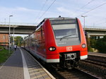 425 046 fuhr am 05.08.2016 außerplanmäßig auf der RB nach Karlstadt (Main) und hielt hier auch in Retzbach-Zellingen an.