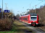 426 015/515 und 426 016/516 als RB35  Der Weseler  bei der Ausfahrt von Dinslaken bei schnem Wetter im Februar 2008