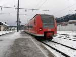 ET 426 018-8 kurz nach seiner Ankunft als R5486 im Bahnhof Reutte in Tirol.