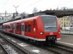 DB - Triebzug 426 013 unterwegs in der Schweiz im Bahnhof Schaffhausen am 20.02.2009