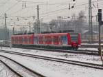 426 038 hinter einem unbekannten 426 am 25.2.13 als RE nach Saarbrcken in Homburg.