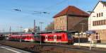 Abfahrt - Eine alltägliche Situation im Bahnhof Dillingen/Saar.