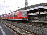 Der Wochenendliche  Freizeitfrankenexpress  steht am 16.04.2016 in Gemünden mit 3mal BR 426 und wartet auf die Abfahrt in Richtung Bamberg über die Wernstrecke, die 4 an einem Tag die einzigesten Planmäßigen sind, welche die Strecke befahren.