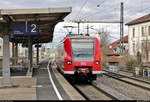426 513-8 der S-Bahn Stuttgart als RB 37994 (RB11) nach Kornwestheim Pbf steht im Startbahnhof Stuttgart-Untertürkheim auf Gleis 2.